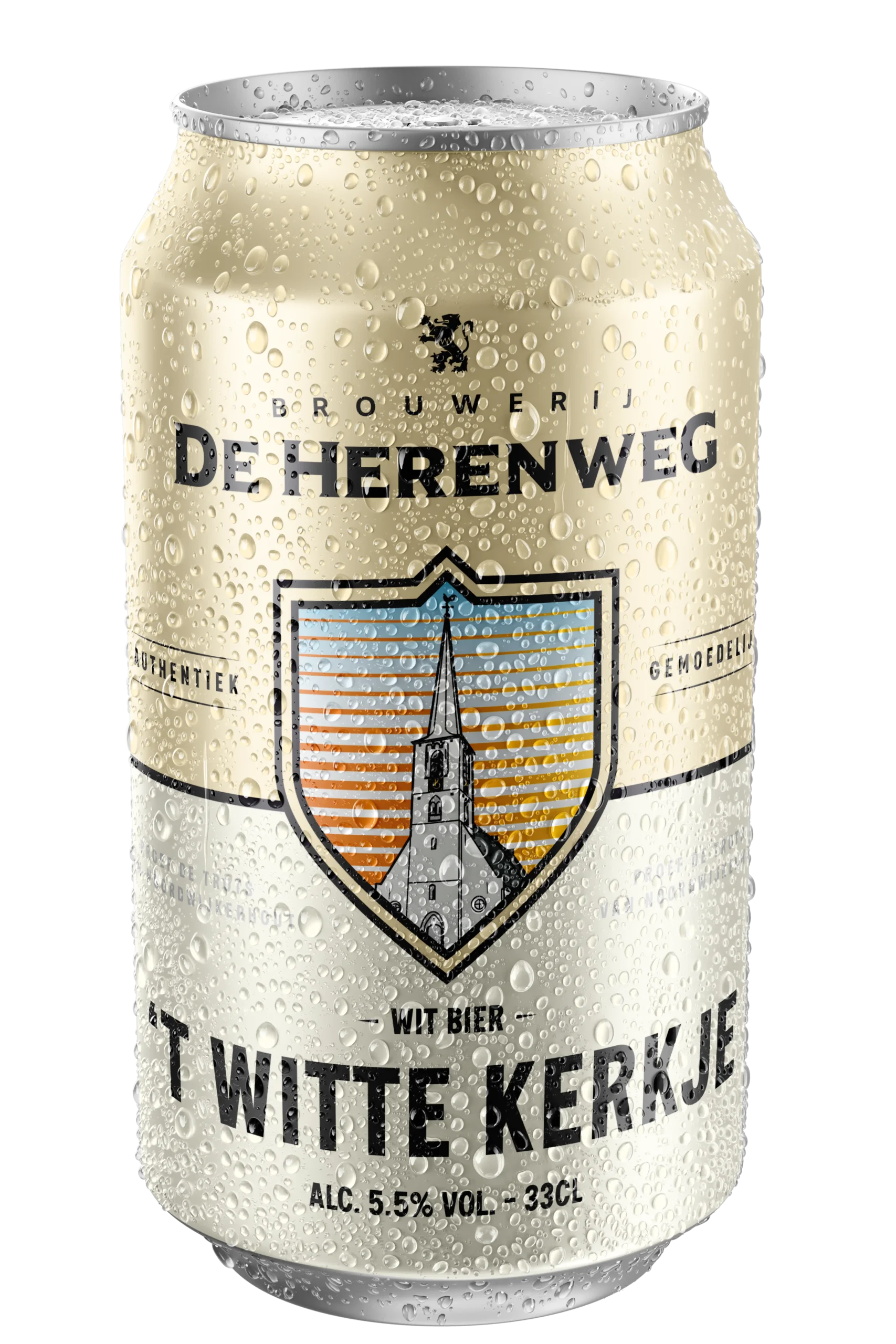 Brouwerij de Herenweg wit bier blik uit Noordwijkerhout